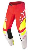 Spodnie Alpinestars Techstar Factory Fluo red/Whit