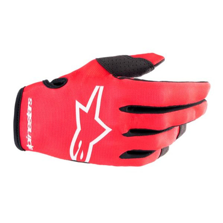 Rękawice Alpinestars Junior Radar Mars red/White