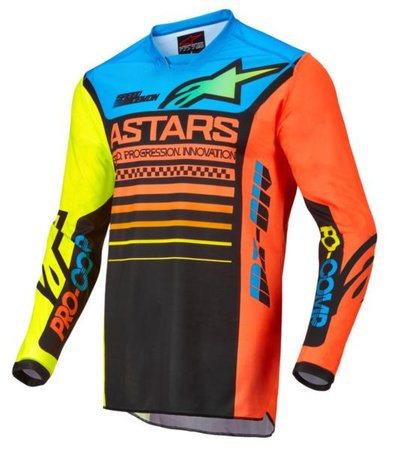 Bluza Alpinestars Racer Compass black/Fluo Yellow