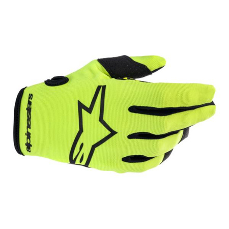 Rękawice Alpinestars Junior Radar Fluo Yellow/Blac