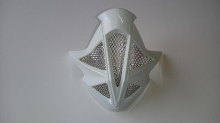 Wlot szczękowy do kasku IMX Fmx-01 white Os 090 Os
