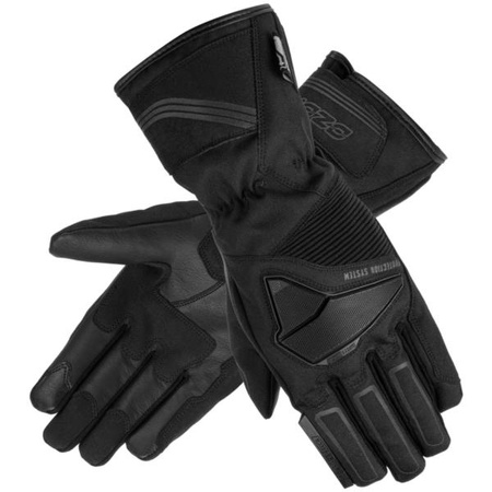 Rękawice skórzane Ozone Touring Wp lady black 01 D