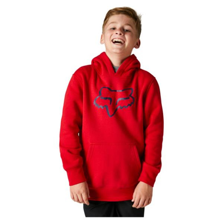 Bluza FOX Junior z kapturem Legacy Flame red 