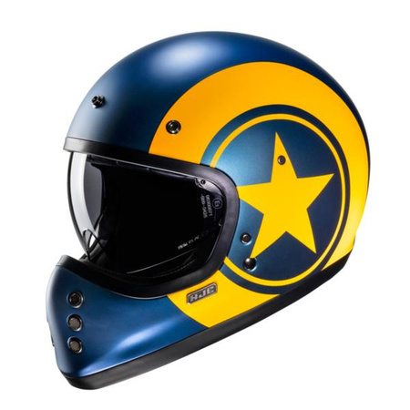 Kask Hjc V60 Nyx Blue/Yellow