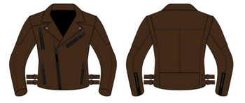 Kurtka skórzana Broger Ohio vintage brown