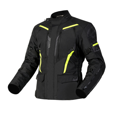 Kurtka tekstylna Ozone Tour III black/Fluo yellow 