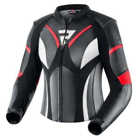 Kurtka skórzana Rebelhorn Rebel lady black/flo red