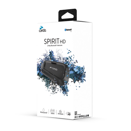 Interkom Cardo Spirit Hd Single 600m Waterproof