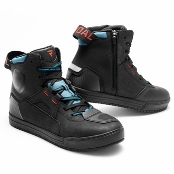 Buty Motocyklowe Rebelhorn Vandal 2 Black, Blue, Red