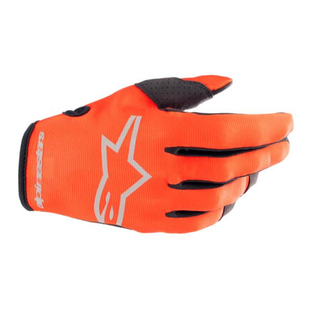 Rękawice Alpinestars Junior Radar Hot Orange/Black