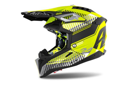 Kask Airoh Aviator 3 Wave yellow matt W31 S