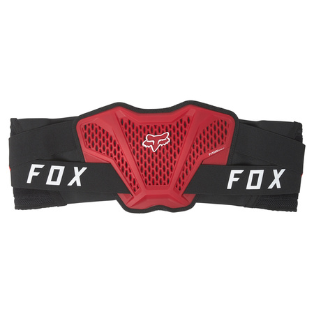 Pas nerkowy z ochraniaczami FOX Titan Race black 