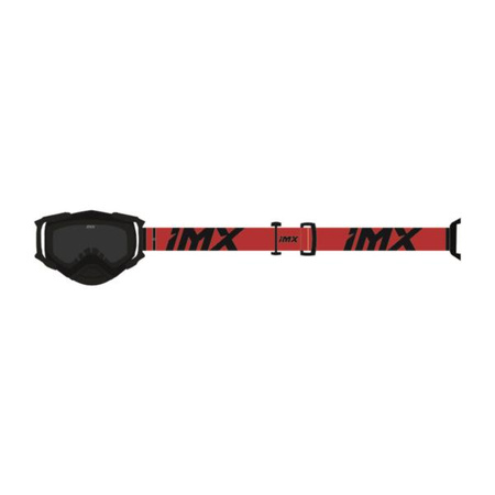 Gogle IMX Dust black Matt/red - szyba dark smoke +