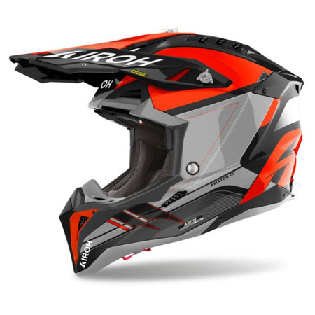 AIROH AVIATOR 3 SABER ORANGE GLOSS