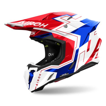 AIROH TWIST 3 DIZZY BLUE/RED GLOSS