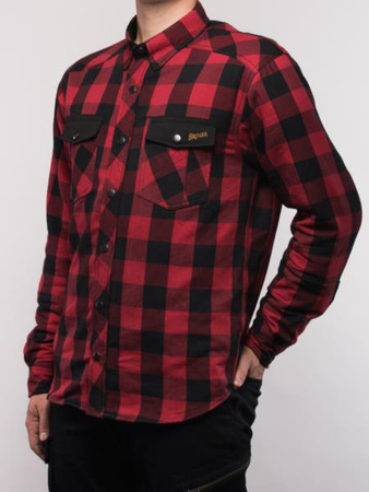 Koszula Broger Alaska Casual red/Black 22 M