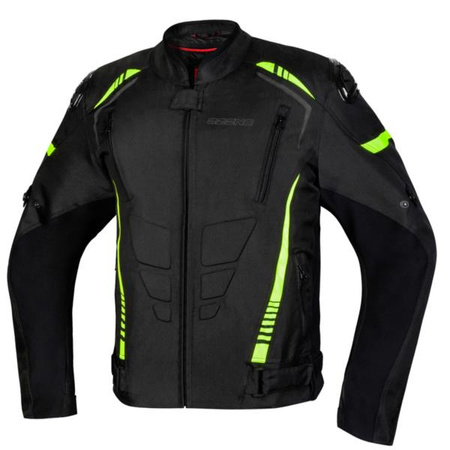 Kurtka tekstylna Ozone Pulse black/flo yellow 58 S