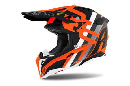 Kask Airoh Aviator 3 Rainbow orange matt R32 S