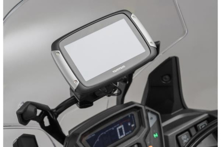 Mocowanie Gps na Poprzeczkę Sw-Motech 10/12mm Blac