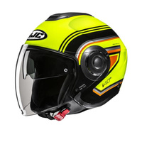 Kask otwarty HJC I40N LINIA YELLOW/BLACK