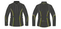 Kurtka tekstylna Ozone Sahara lady black/flo Yello
