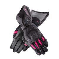 Rękawice skórzane Rebelhorn Rebel lady black/pink 
