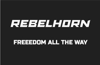 Odznaka na rzep Rebelhorn Freedom All The Way Blac