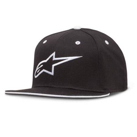 Czapka z daszkiem Alpinestars Ageless Flat black/W