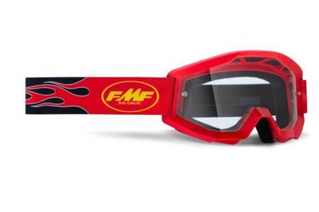 Gogle Fmf Powercore Flame red - szyba clear 101-03
