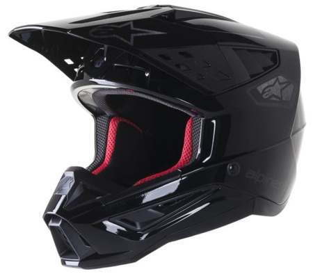 KASK ALPINESTARS S-M5 SCOUT BLACK/SILVER GLOSSY XL