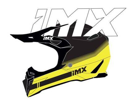 Kask IMX Fmx-02 black/Fluo Yellow/White Gloss