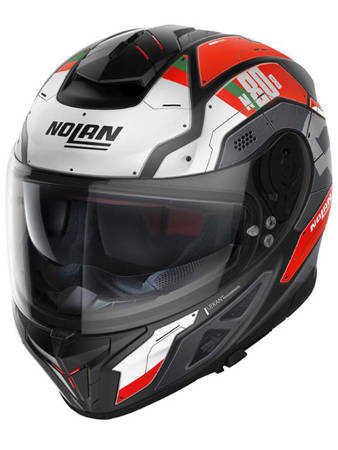 Kask motocyklowy Nolan N80-8 Starscream Biały 