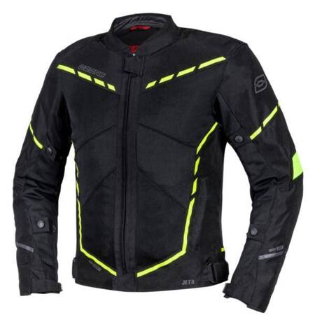 Kurtka tekstylna Ozone Jet II black/Fluo yellow 58