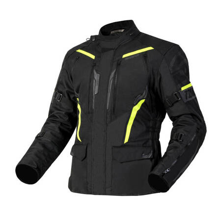 Kurtka tekstylna Ozone Tour III black/Fluo yellow 