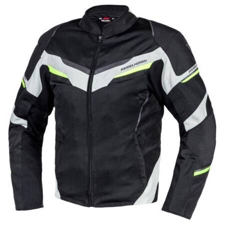 Kurtka tekstylna Rebelhorn Flux black/Ice/Flo Yell