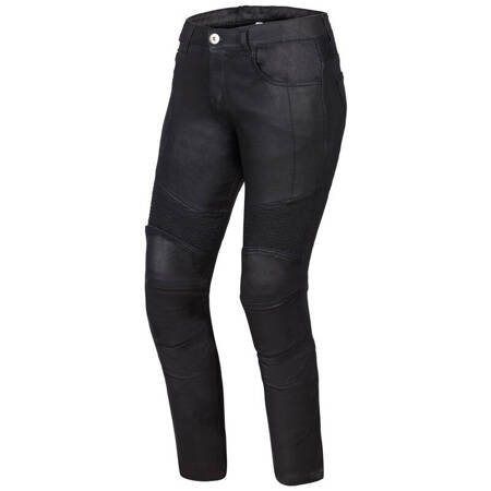 Spodnie jeans Ozone Roxy lady Waxed black 01 Dw36l