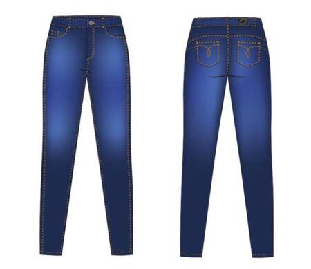 Spodnie jeans Ozone Striker lady Slim Fit washed 