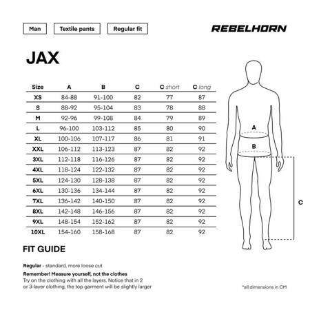 Spodnie motocyklowe Rebelhorn JAX